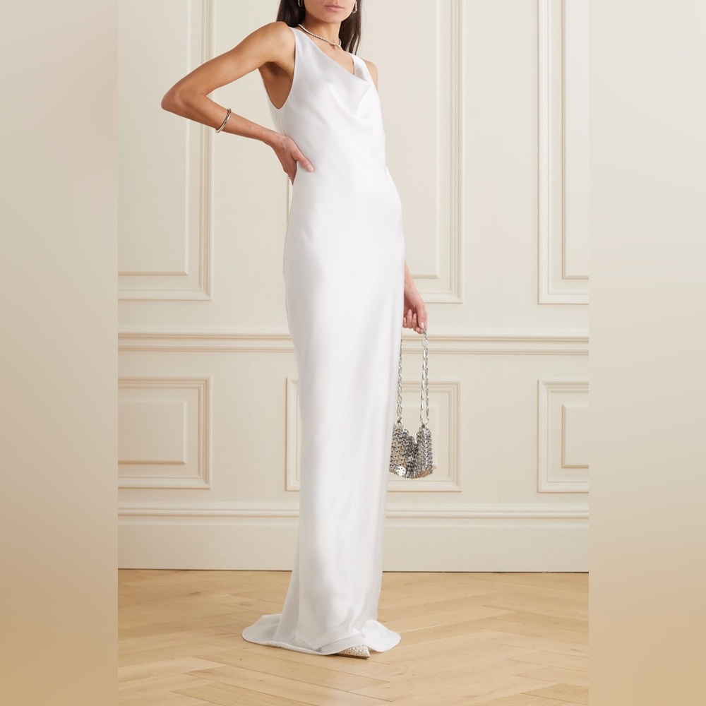 Norma Kamali Maria White Long - L